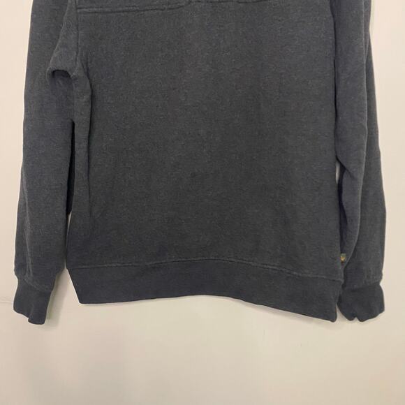 Orvis Mens Dark Gray Pullover Sweater Outdoor Casual Thick Fall Size Medium - Picture 3 of 15
